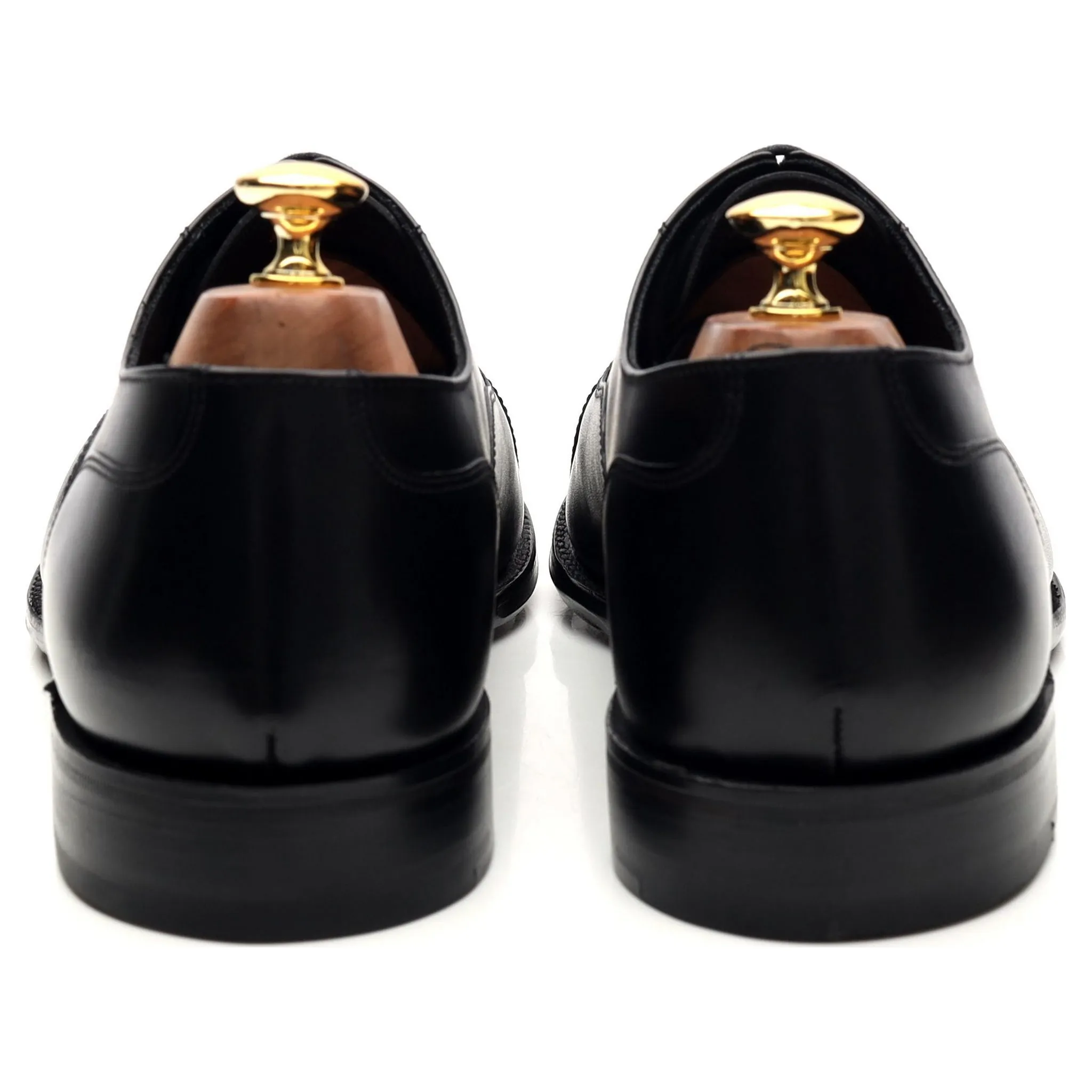 1880 Classic 'Stonegate' Black Leather Oxford UK 10.5 F