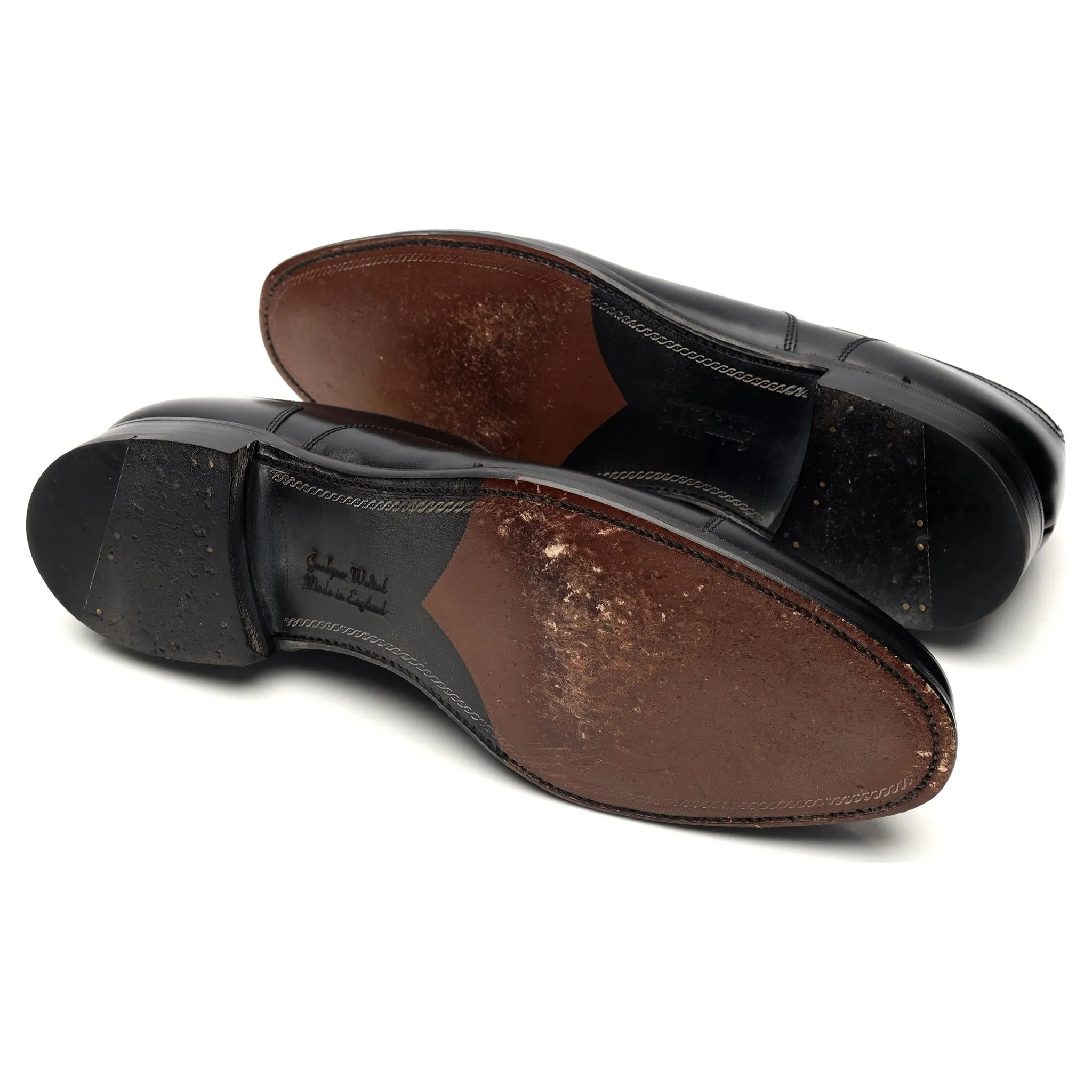 1880 Classic 'Stonegate' Black Leather Oxford UK 10.5 F