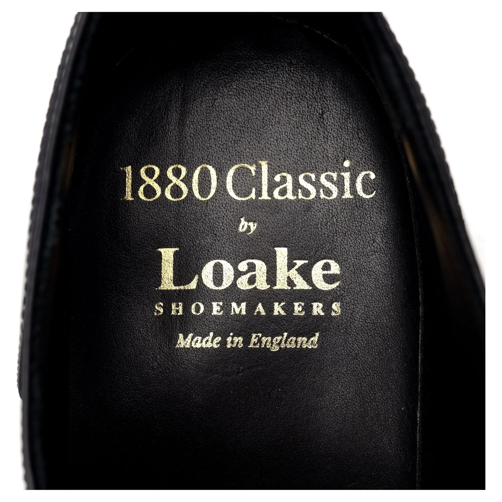 1880 Classic 'Stonegate' Black Leather Oxford UK 10.5 F