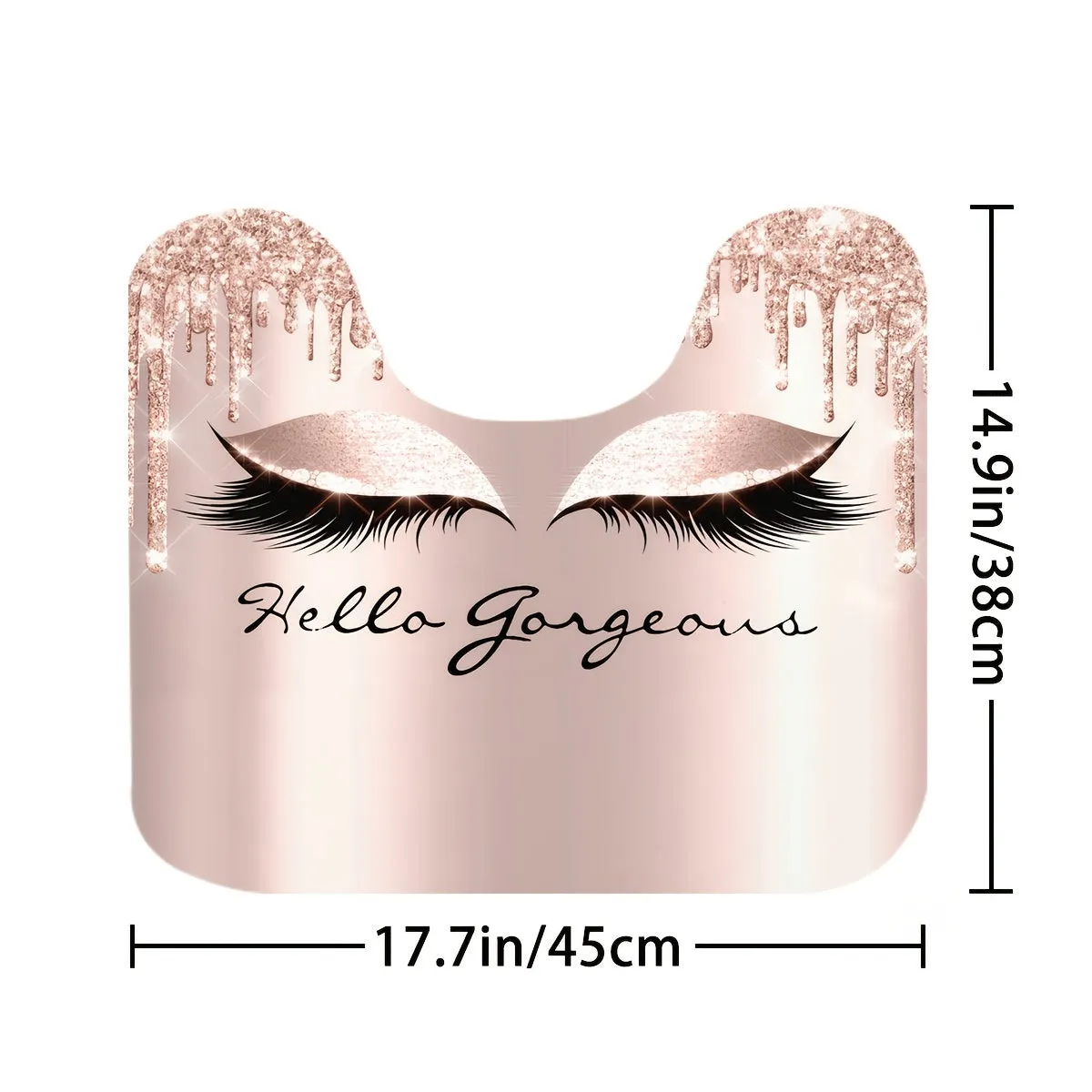 70.8 inch x 70.8 inch Eyelash Waterproof Shower Curtain Set