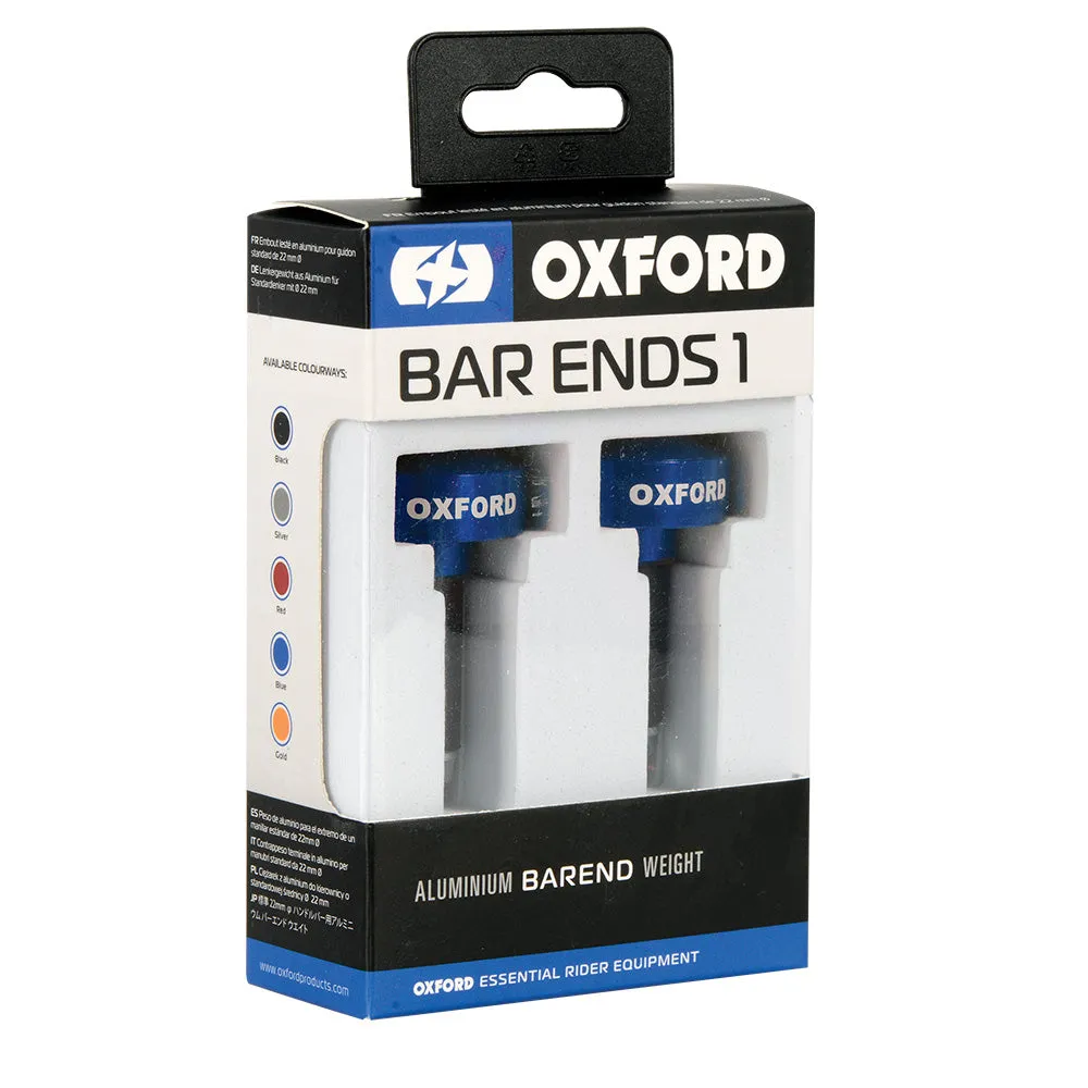 Aluminium Barend Weight Oxford Bar Ends 1, Blue