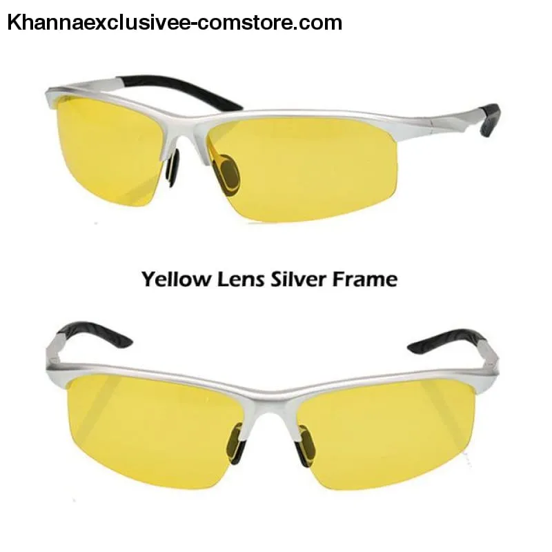 Aluminum magnesium alloy men's polarized sunglasses Fashionable driving Leisure Goggles