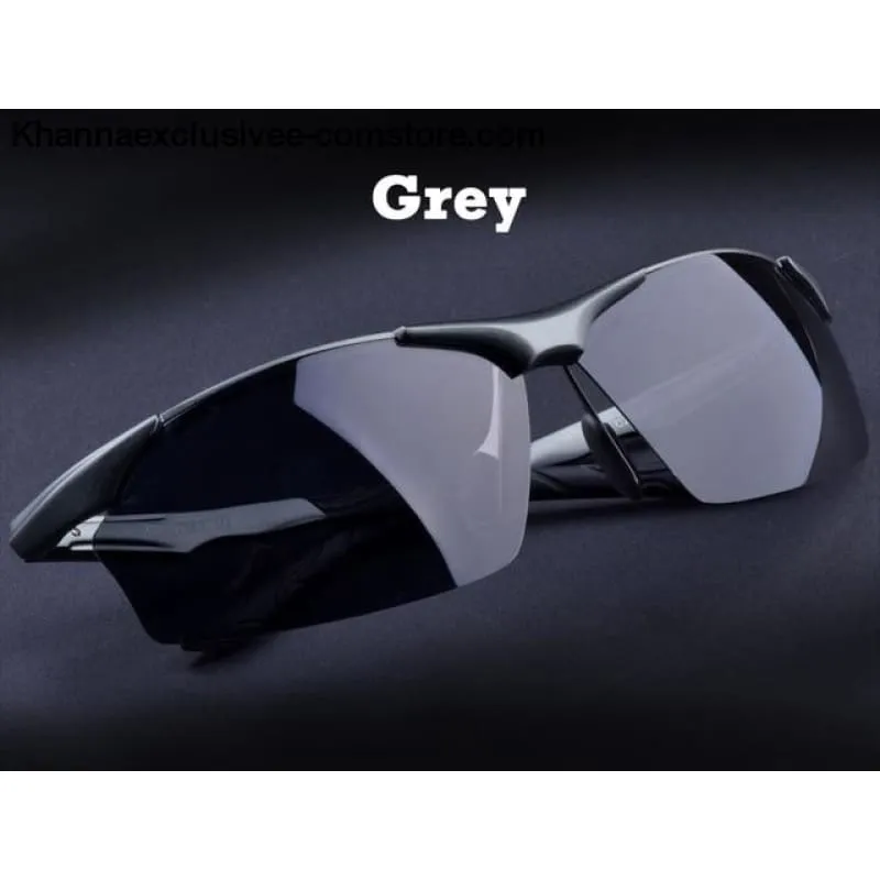 Aluminum magnesium alloy men's polarized sunglasses Fashionable driving Leisure Goggles