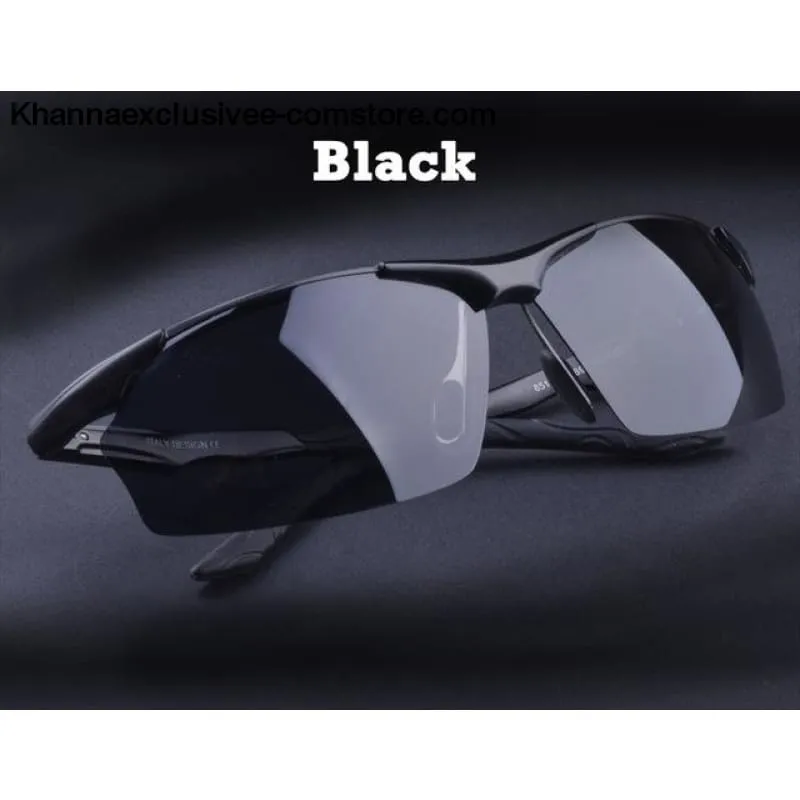Aluminum magnesium alloy men's polarized sunglasses Fashionable driving Leisure Goggles