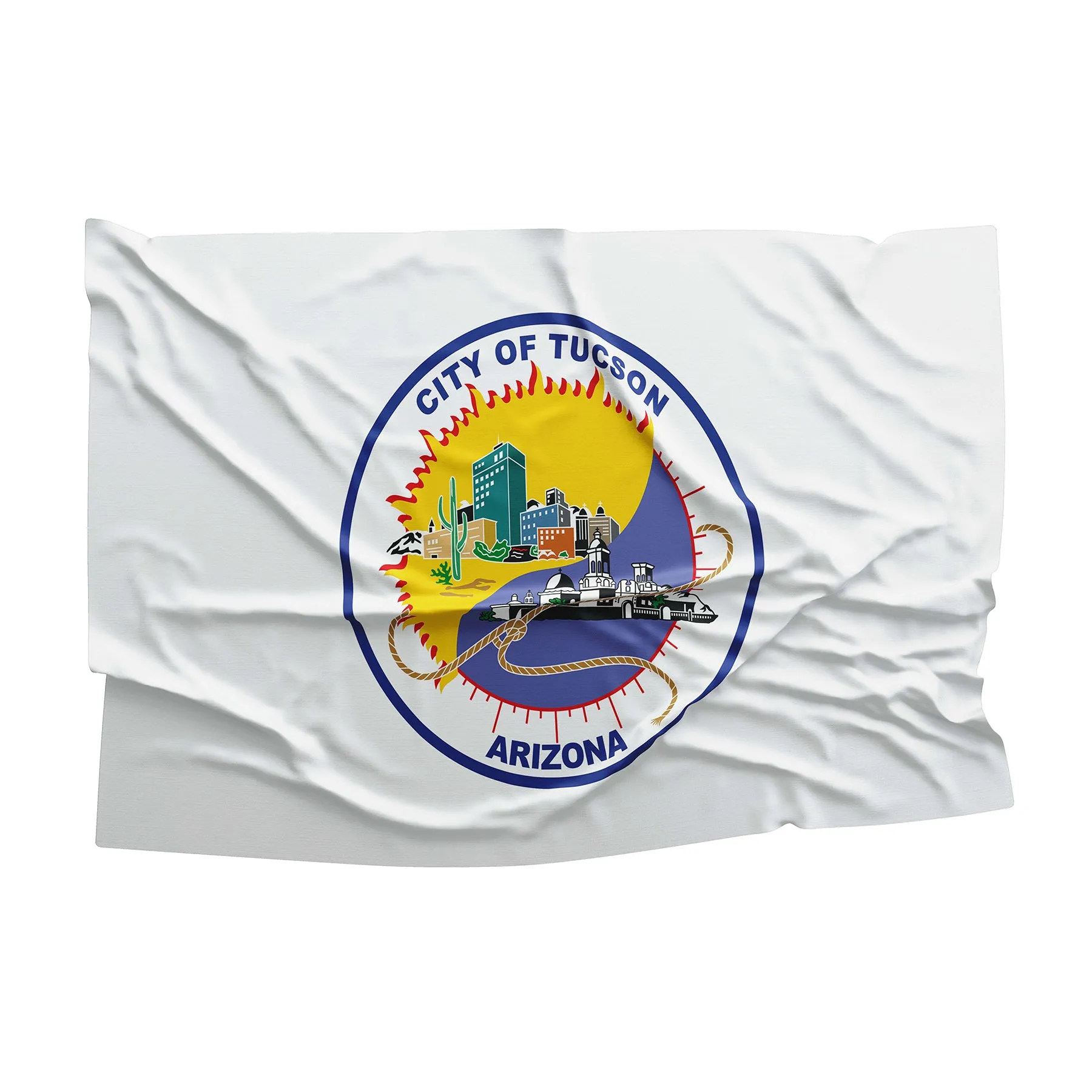Arizona State Counties and Cities USA United States of America Flag Banner