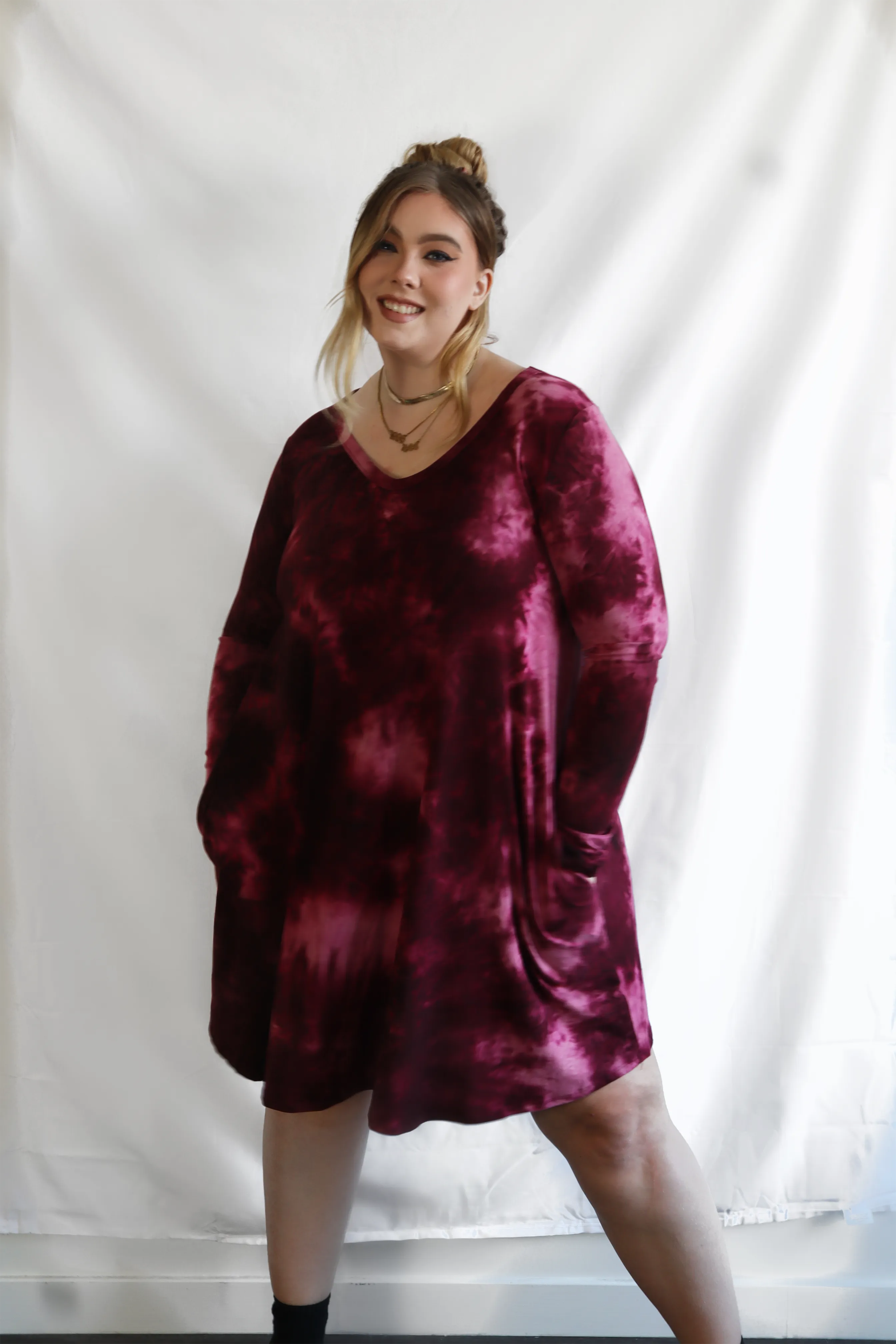 Ashley Tie Dye Swing Dress