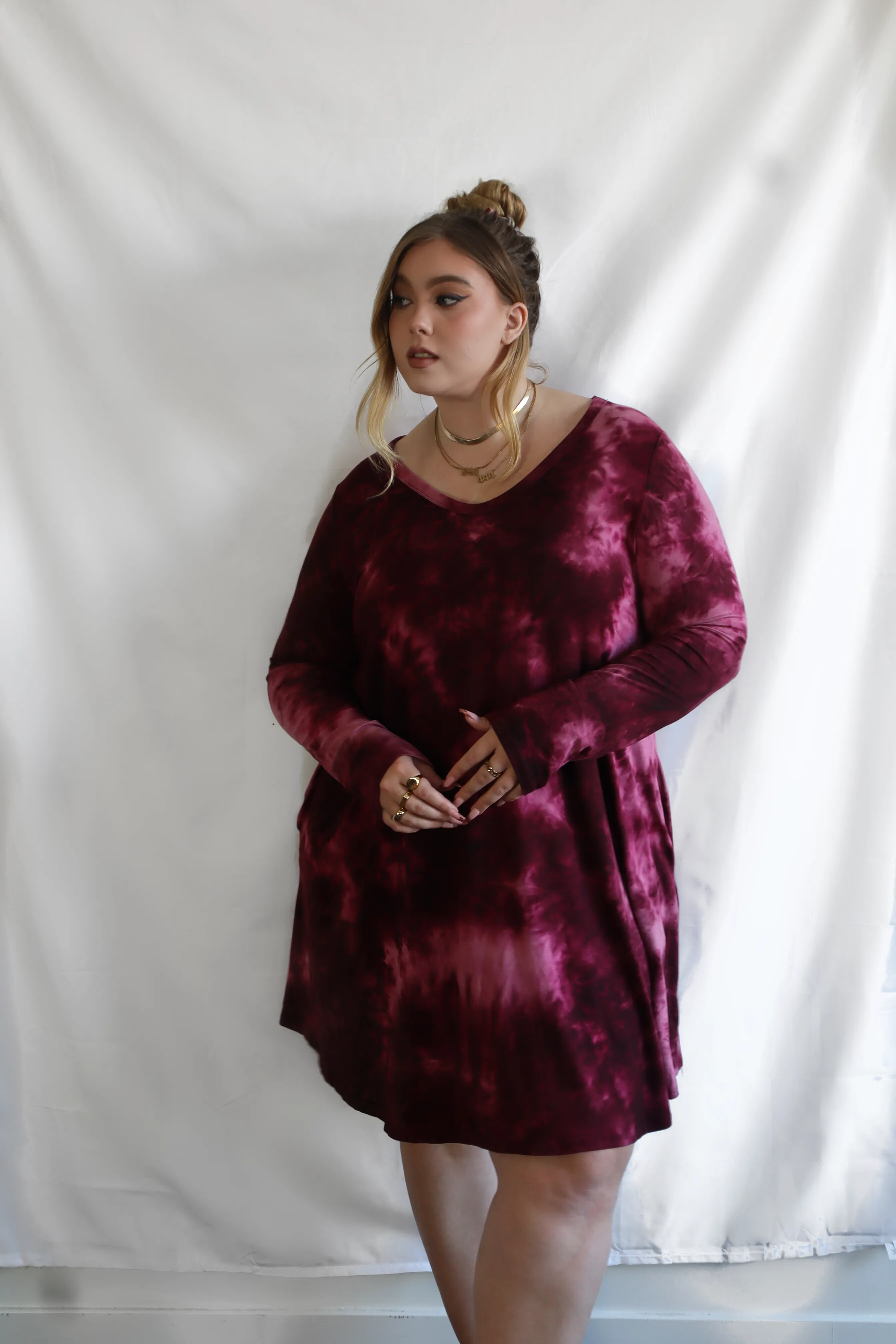 Ashley Tie Dye Swing Dress