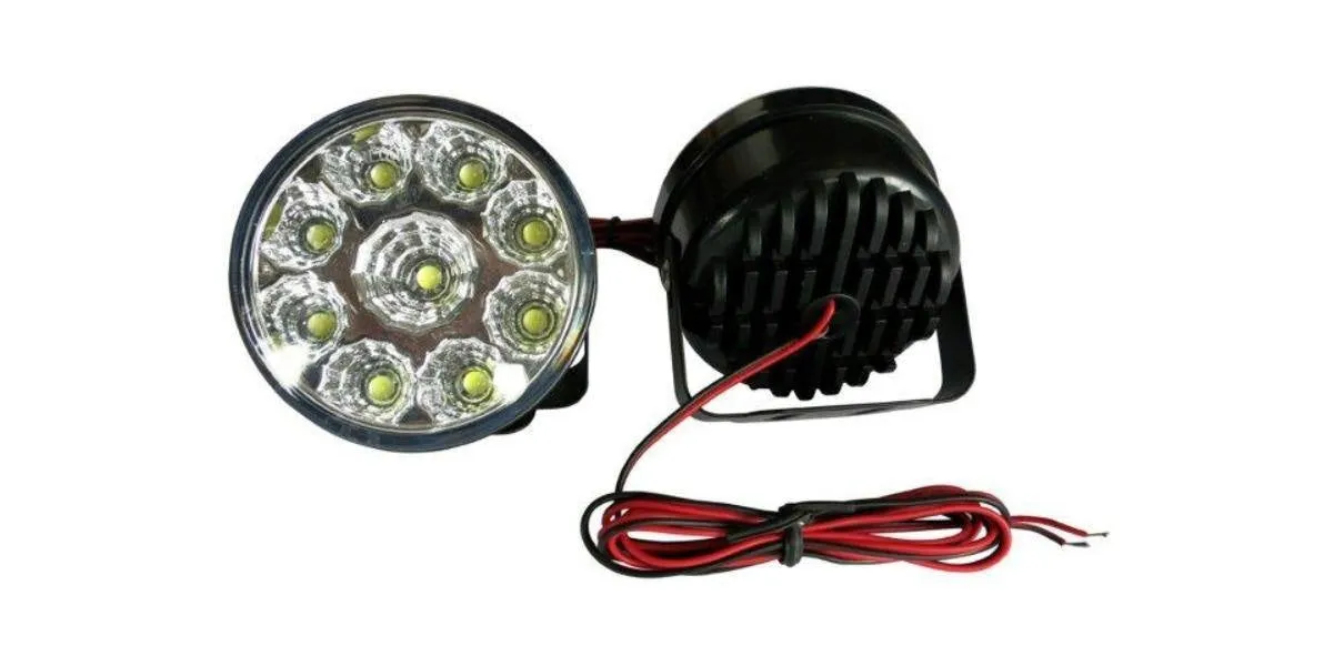 Autogear 9 Led Round Lamp