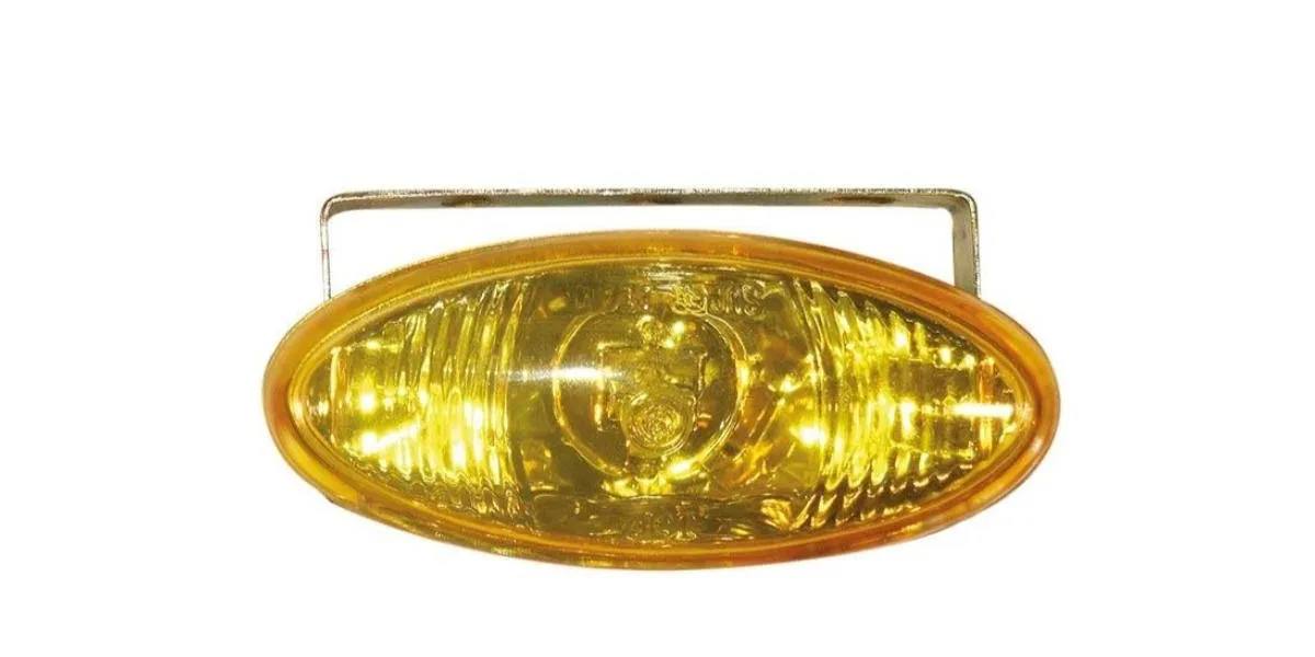 Autogear Mini Oval Lamp - Yellow/Clear