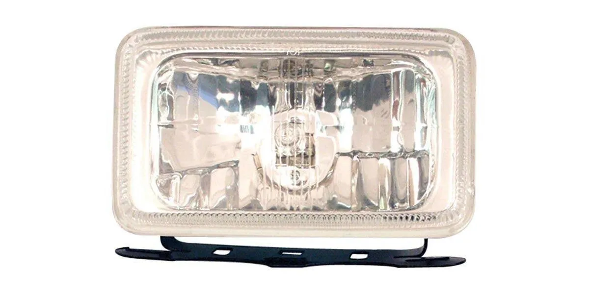Autogear Mini Rectangular Lamp - Yellow/Clear