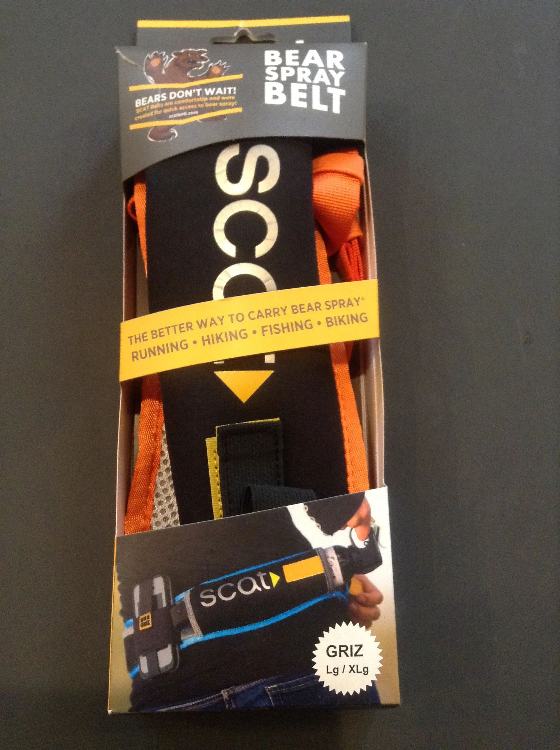 Bear Spray Belt w/extra pockets