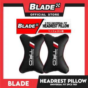 Blade Headrest Pillow Universal Fit TRD Sports (Set of 2) Neck Pillow for Comfortable Long Drive