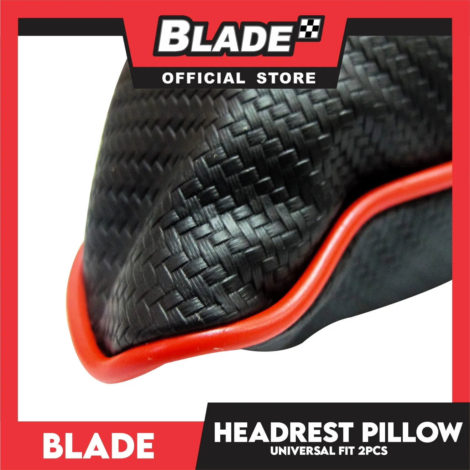 Blade Headrest Pillow Universal Fit TRD Sports (Set of 2) Neck Pillow for Comfortable Long Drive