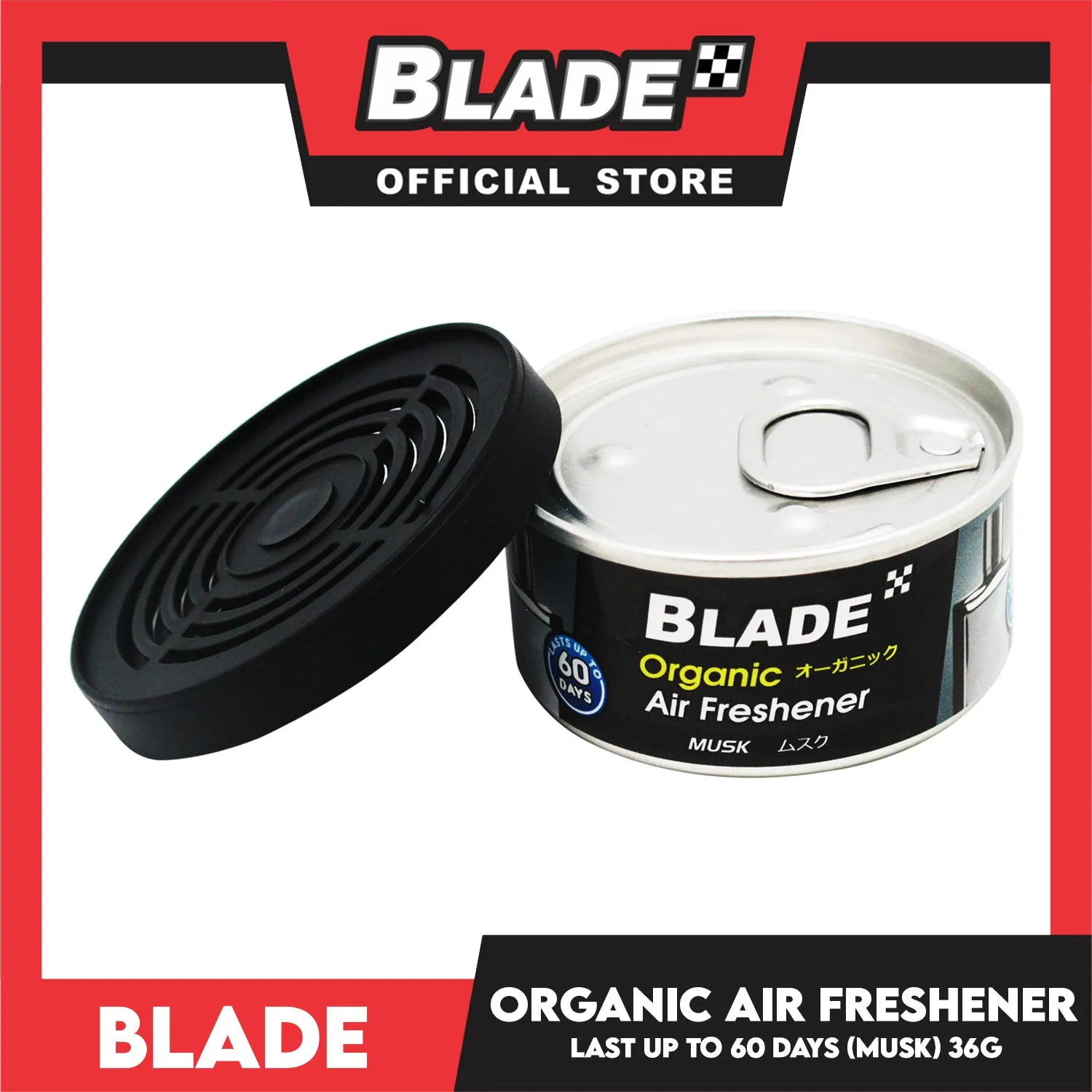 Blade Organic Air Freshener 36g Buy 2 Coffee Get 1 Free Musk