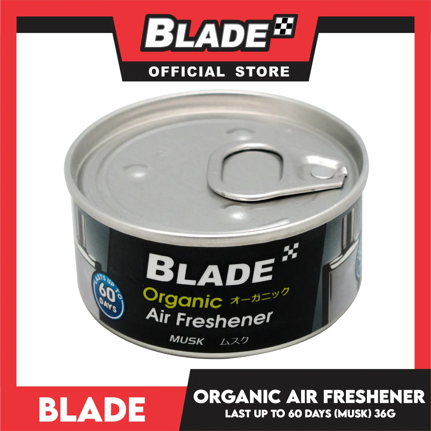 Blade Organic Air Freshener 36g Buy 2 Coffee Get 1 Free Musk