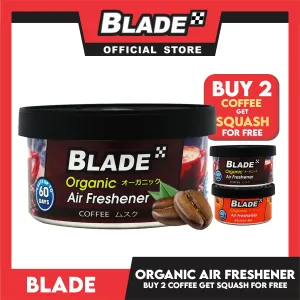 Blade Organic Air Freshener 36g Buy 2 Coffee Get 1 Free Squash