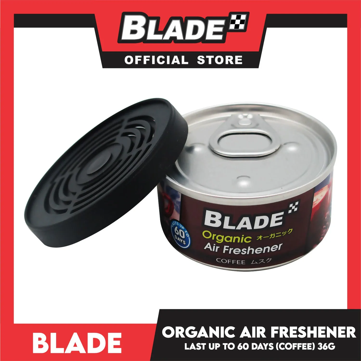 Blade Organic Air Freshener 36g Buy 2 Coffee Get 1 Free Strawberry