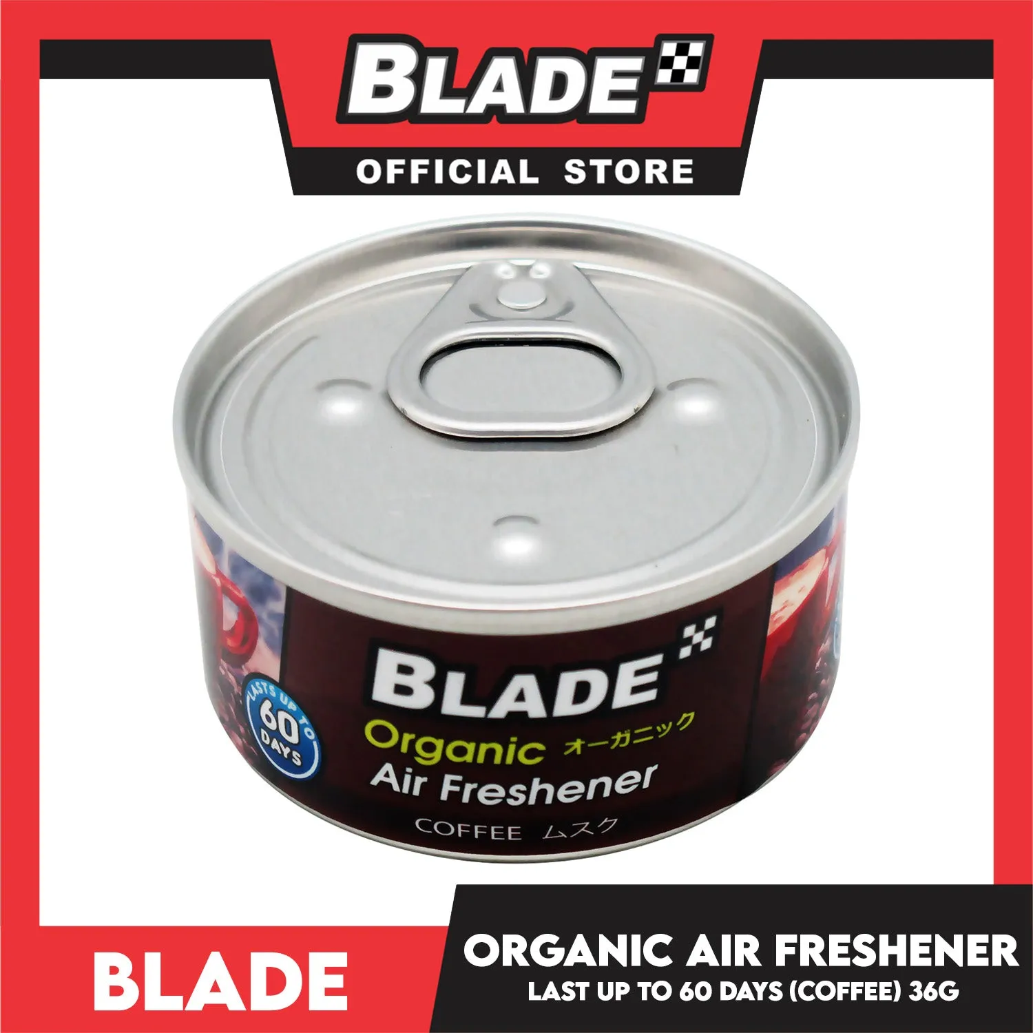 Blade Organic Air Freshener 36g Buy 2 Coffee Get 1 Free Strawberry
