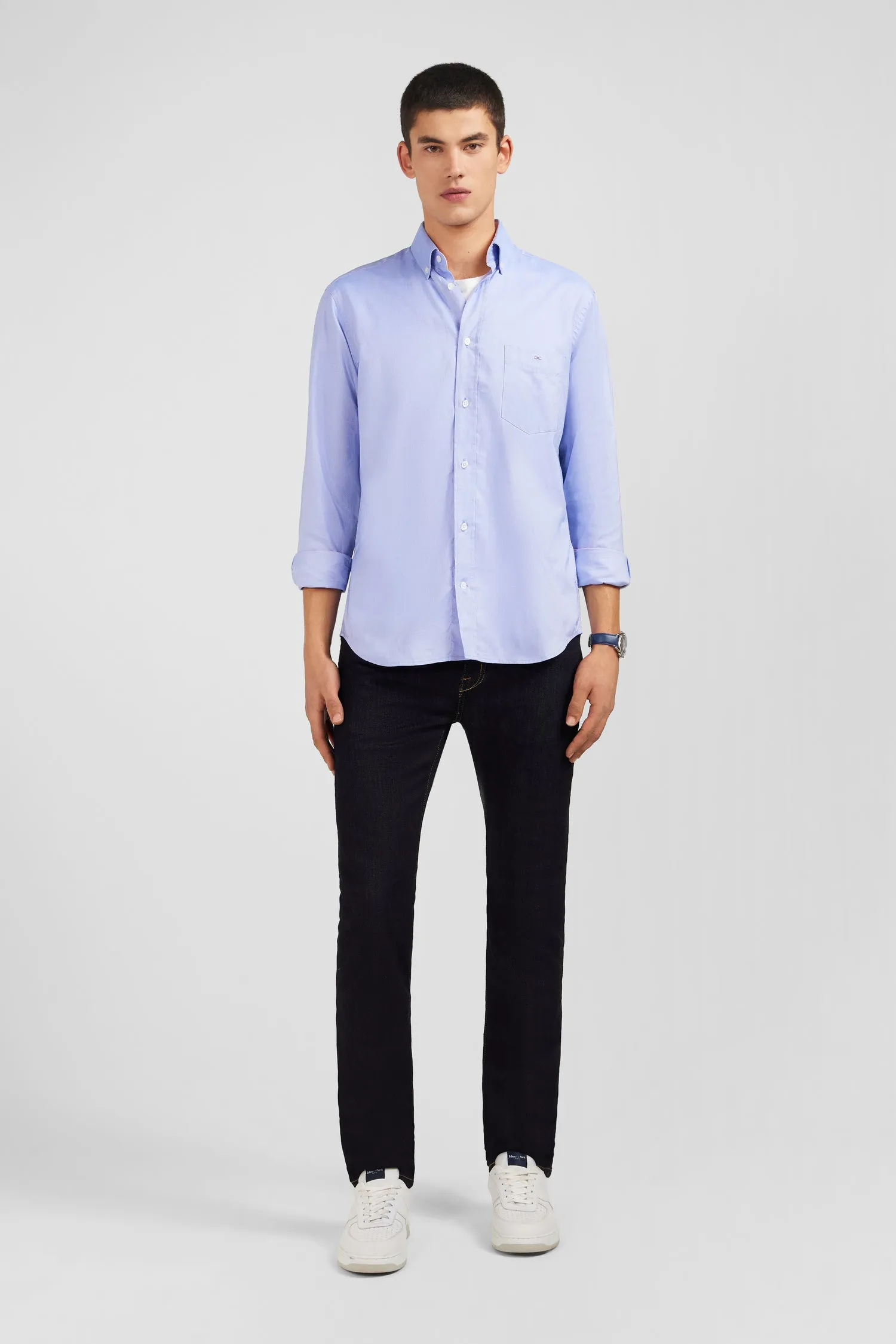 Blue cotton shirt