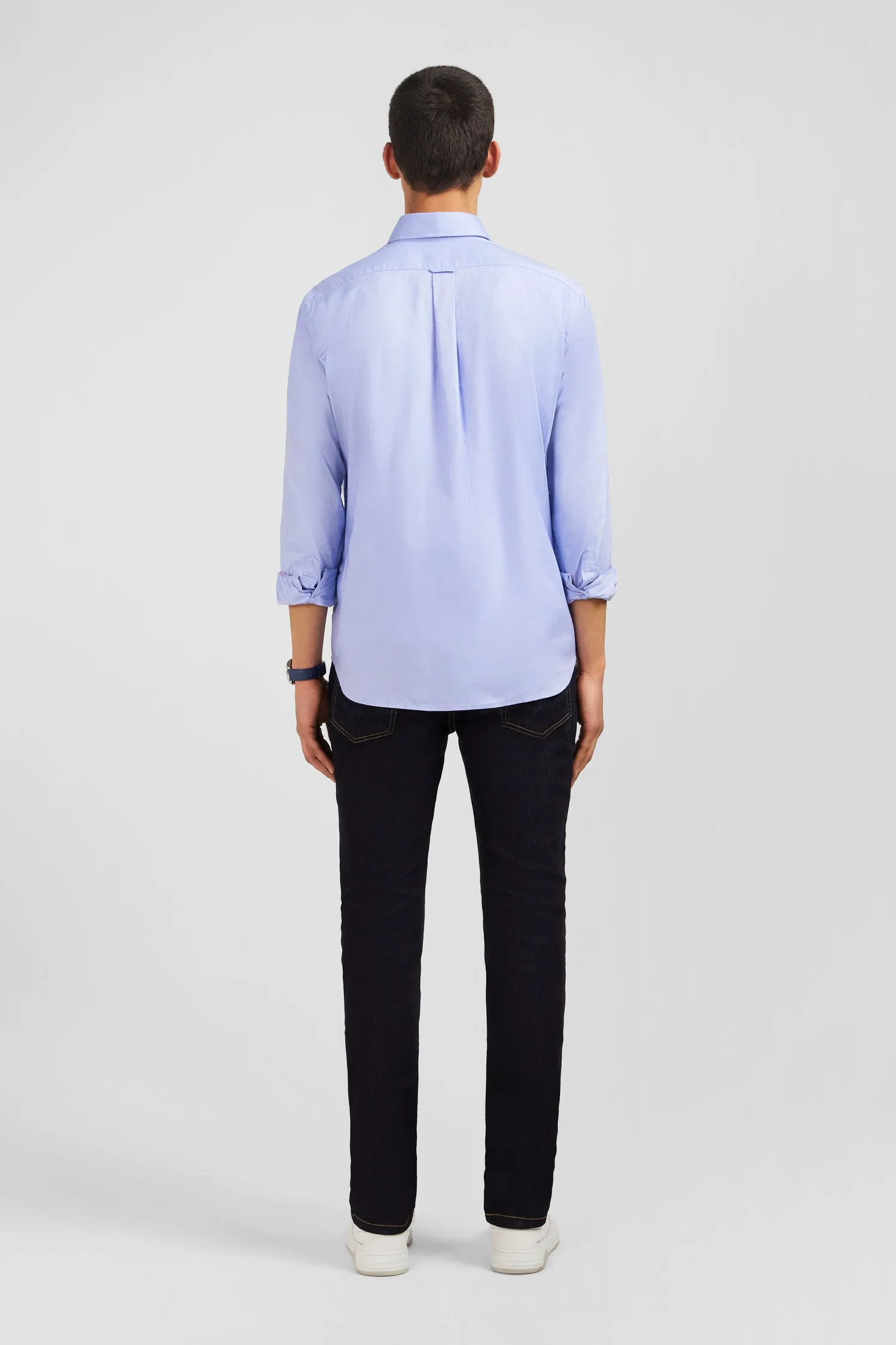 Blue cotton shirt