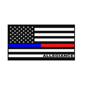 BLU/RED Line Sticker