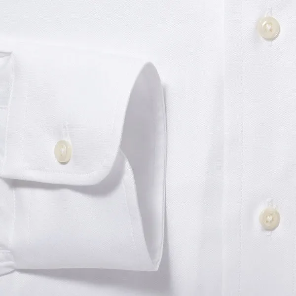 Button Down Pinpoint White - Classic