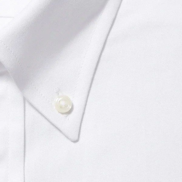 Button Down Pinpoint White - Classic
