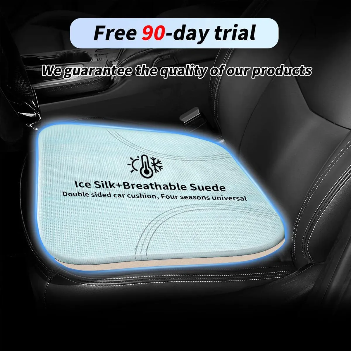 Car Seat Cushion, Custom Fit For Your Cars, Car Memory Foam Seat Cushion, Heightening Seat Cushion, Seat Cushion for Car and Office Chair FJ19999
