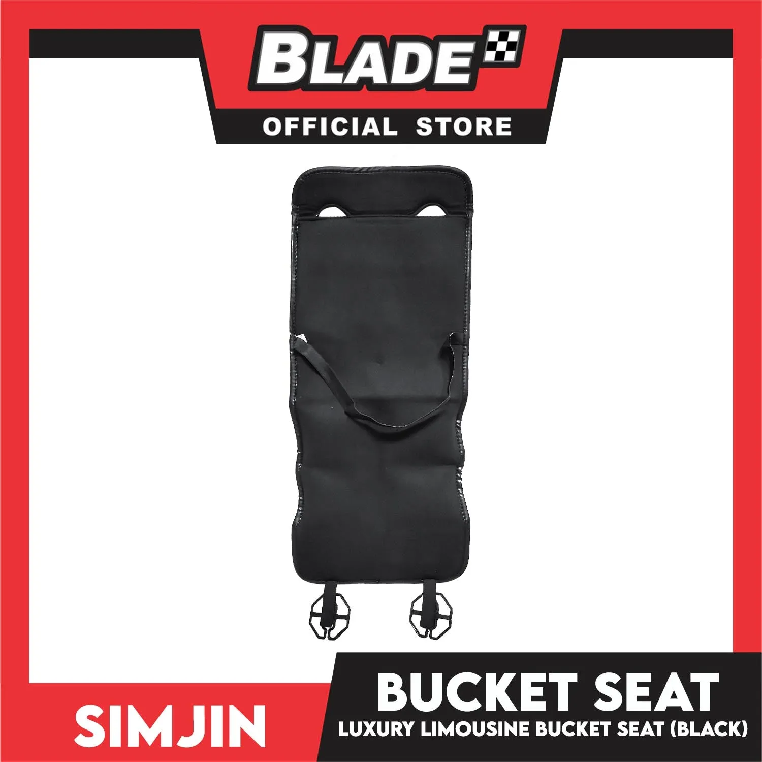 Car Seat Cushion, Luxury Bucket Front Seat 35cm Universal For All Cars (Black) Leather Auto Seat Cover Pad, Pain Relief Cushion For Car Driver Seat, Office Chair, Home Use