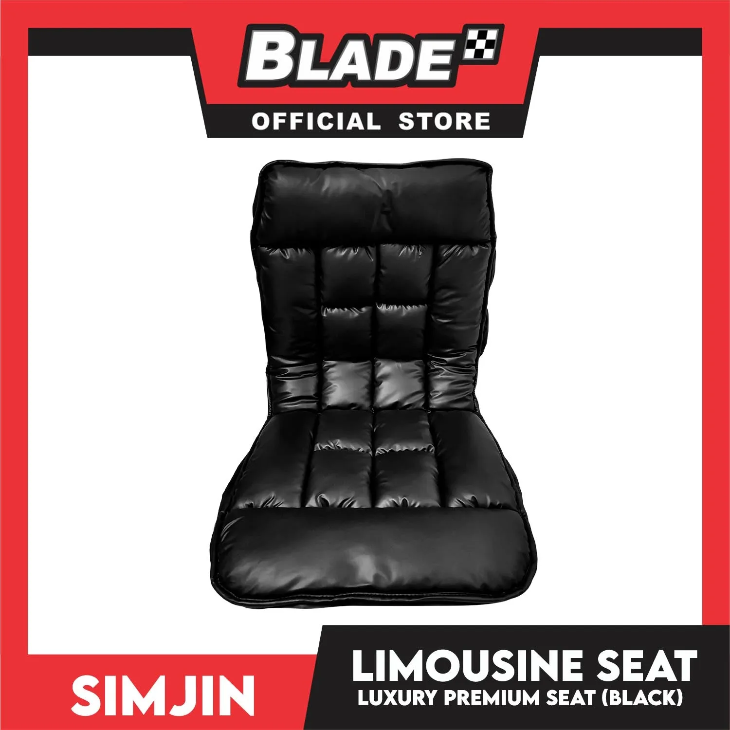 Car Seat Cushion, Luxury Premium Seat Universal For All Cars 132cm (Black) Leather Auto Seat Cover Pad, Pain Relief Cushion For Car Driver Seat, Office Chair, Home Use