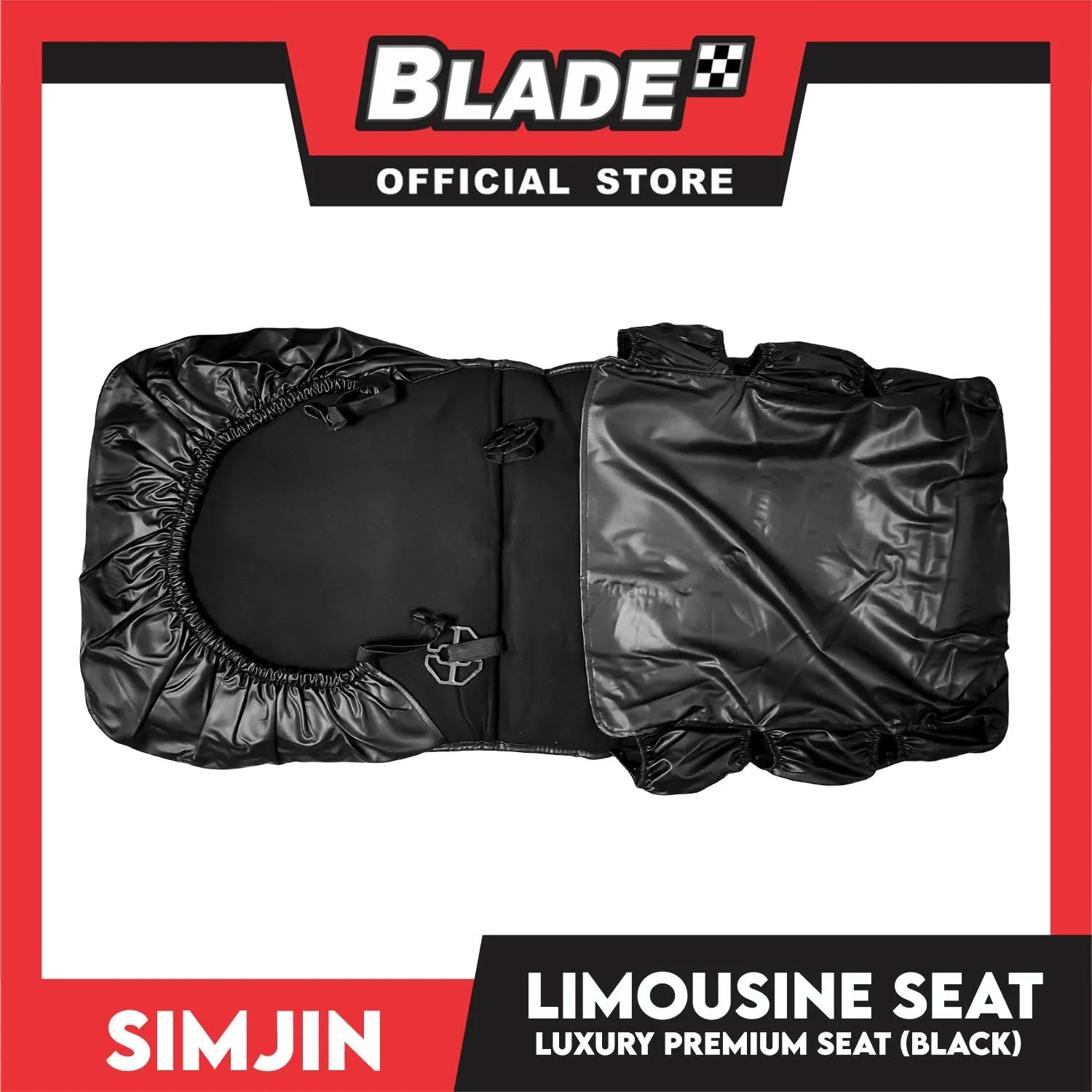 Car Seat Cushion, Luxury Premium Seat Universal For All Cars 132cm (Black) Leather Auto Seat Cover Pad, Pain Relief Cushion For Car Driver Seat, Office Chair, Home Use