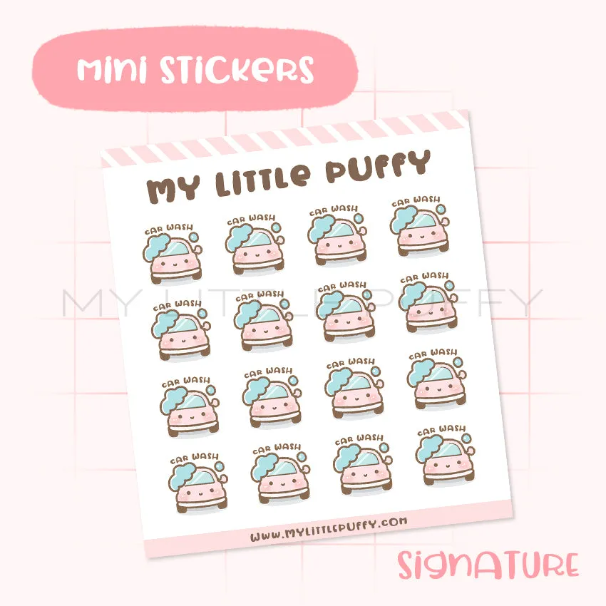 Car Wash Planner Sticker