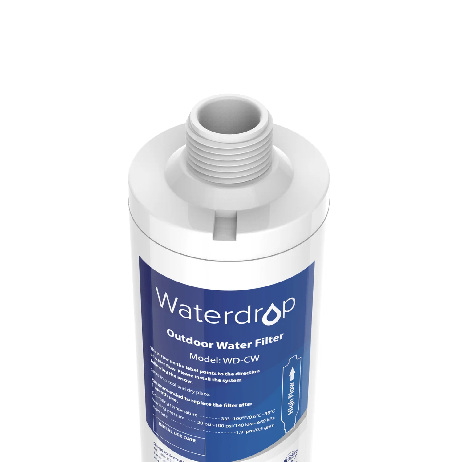 Car Water Filter | Car Washing Inline Water Filter With Flexible Hose Protector