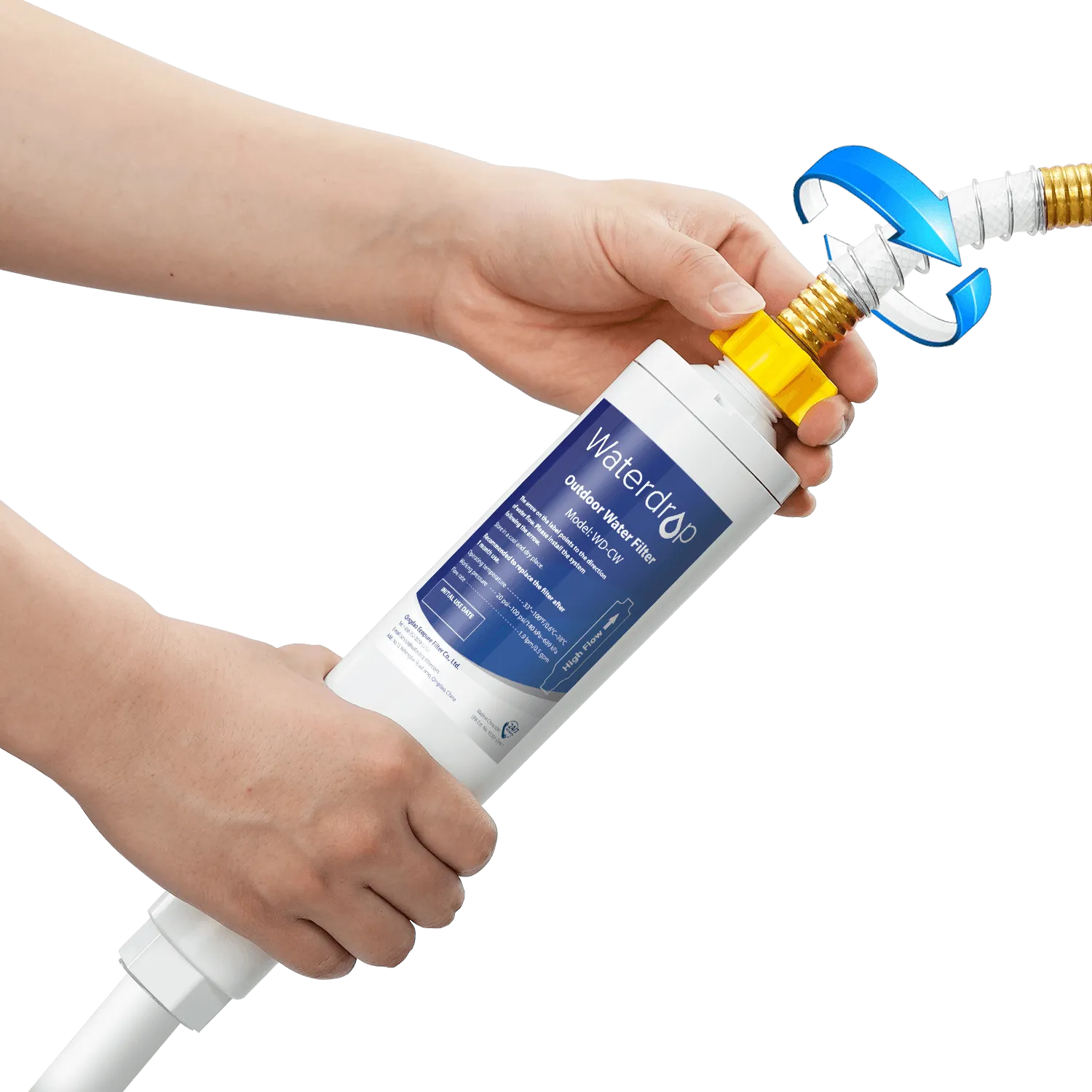 Car Water Filter | Car Washing Inline Water Filter With Flexible Hose Protector