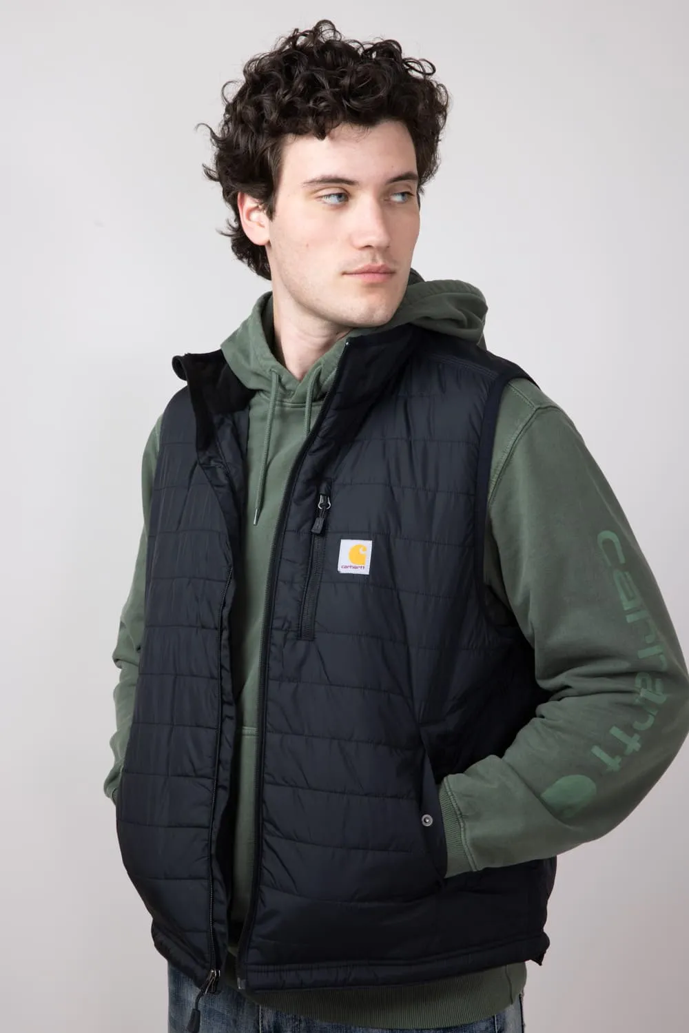 Carhartt Lightweight Insulated Vest for Men in Black | 102286-001 BLK