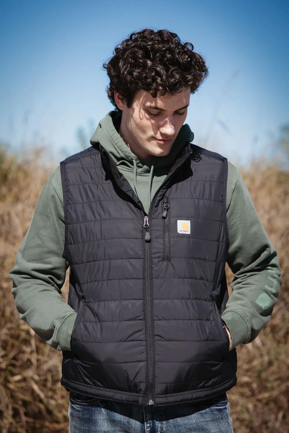 Carhartt Lightweight Insulated Vest for Men in Black | 102286-001 BLK