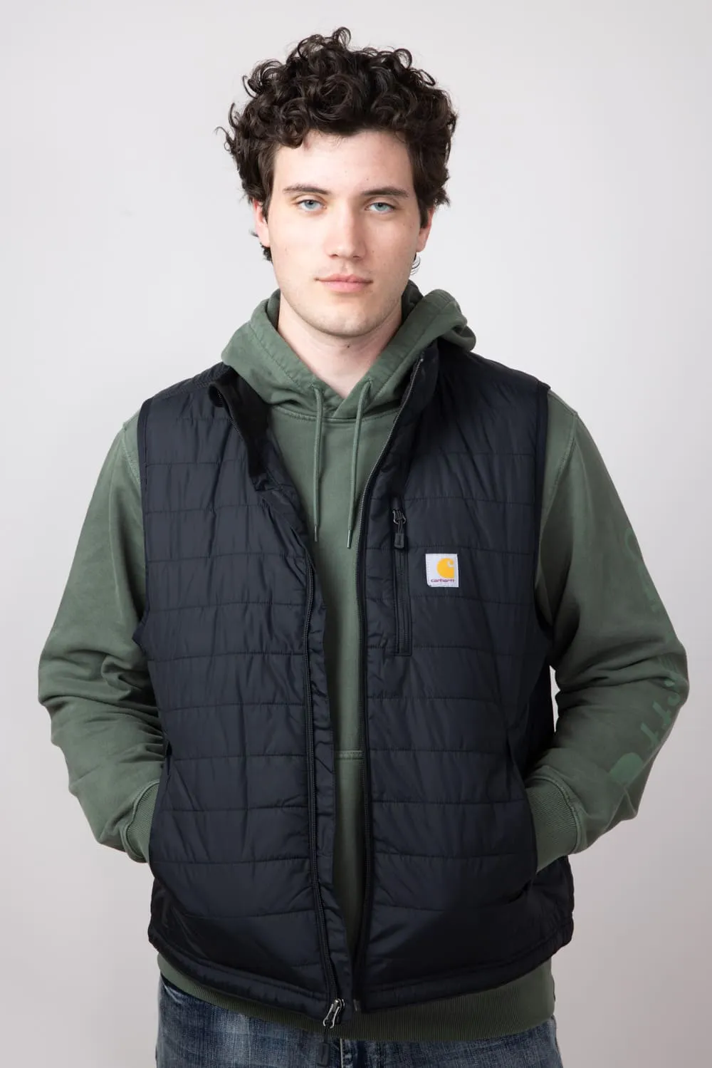 Carhartt Lightweight Insulated Vest for Men in Black | 102286-001 BLK