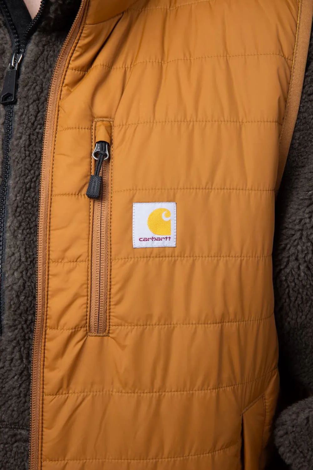 Carhartt Lightweight Insulated Vest for Men in Brown | 102286-BRN BROWN