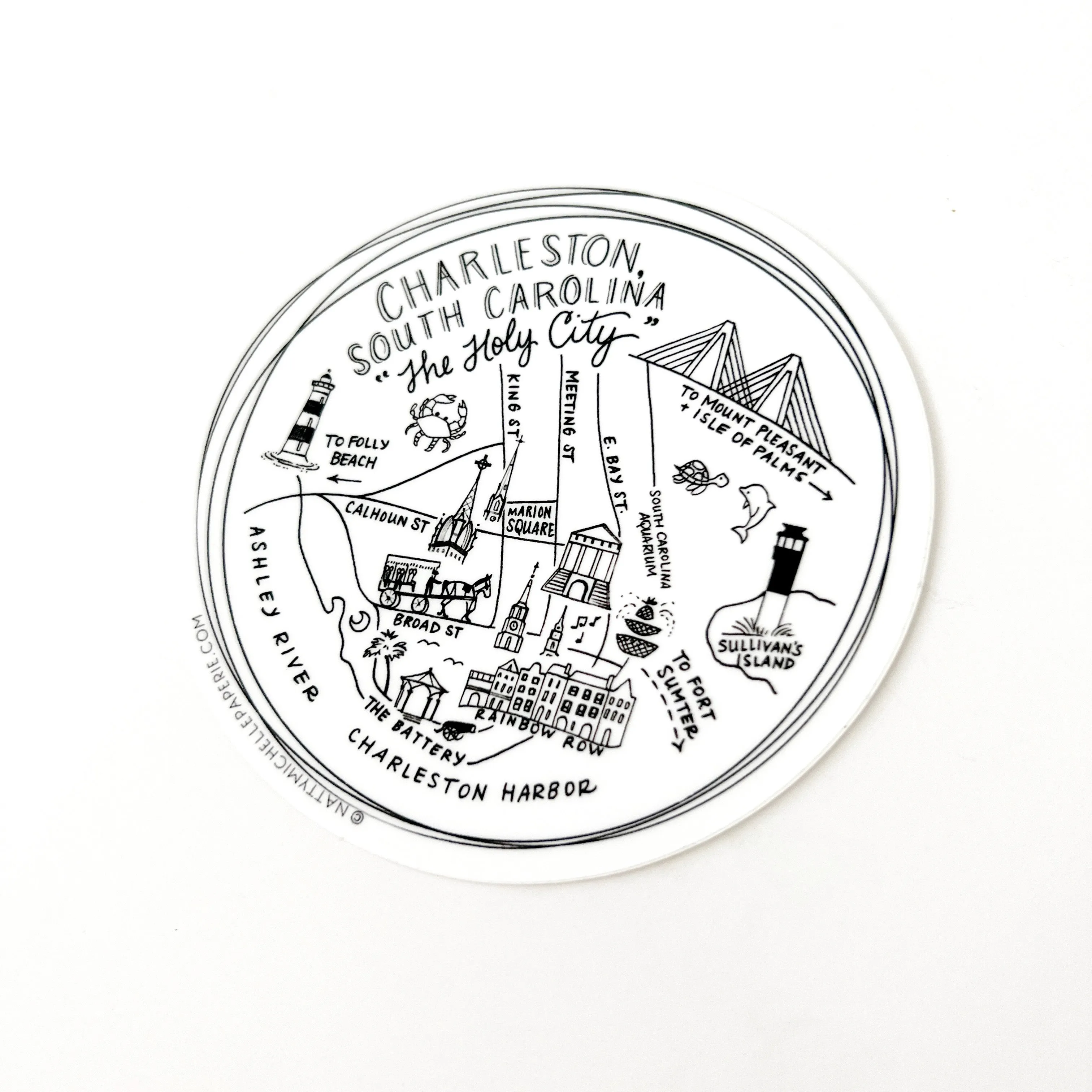 Charleston, South Carolina Stickers