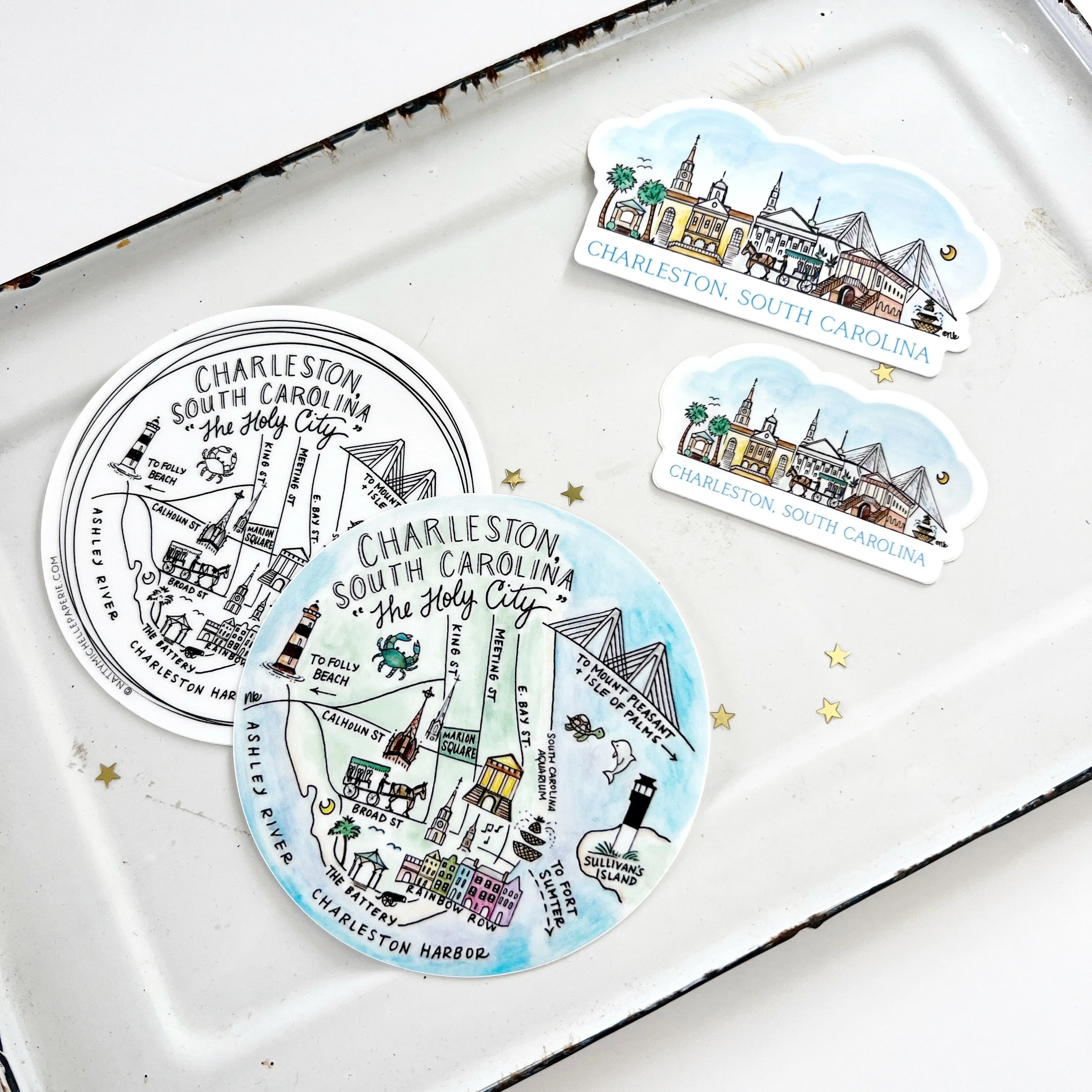 Charleston, South Carolina Stickers