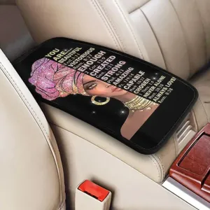 Christianartbag Armrest Accessories Car, Enhance Comfort and Protect Your Armrest with the African American Center Console Armrest Pad, CAB06260923.