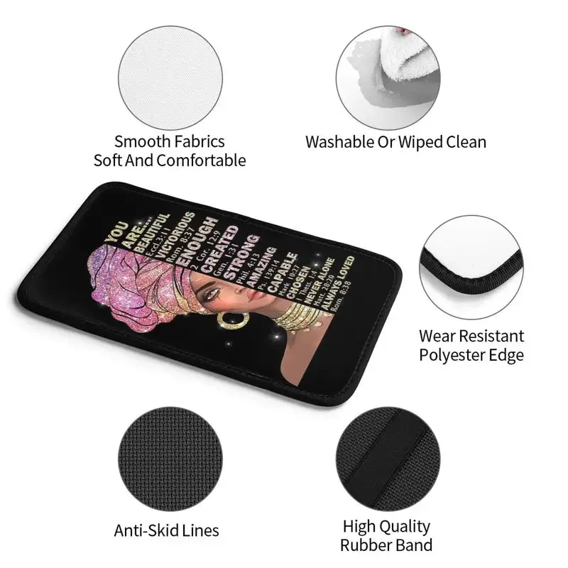 Christianartbag Armrest Accessories Car, Enhance Comfort and Protect Your Armrest with the African American Center Console Armrest Pad, CAB06260923.