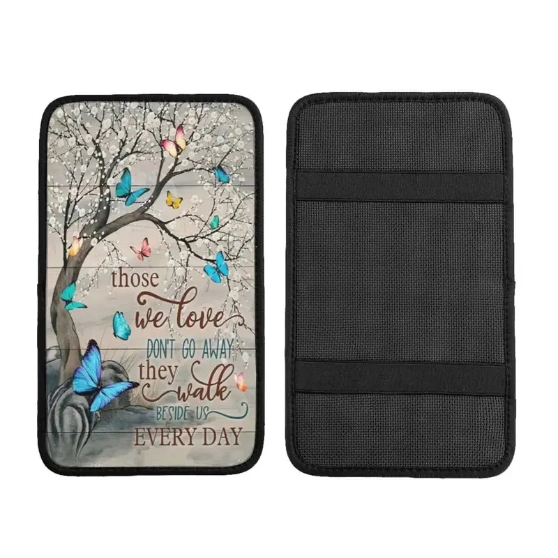 Christianartbag Armrest Accessories Car, Enhance Comfort and Protect Your Armrest with the Butterfly Center Console Armrest Pad, CAB01260923.