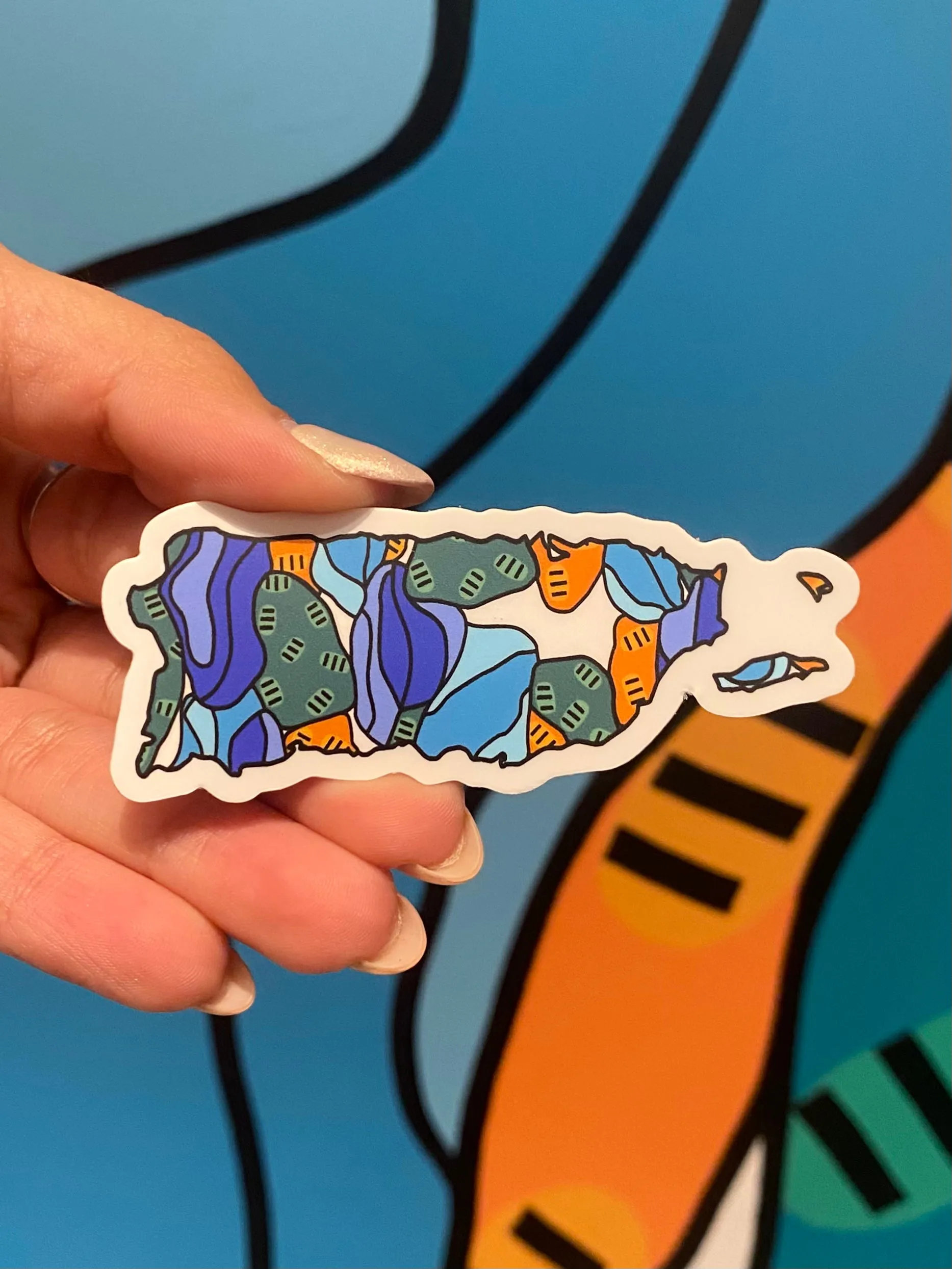 CHROMA LOCAL-  Chroma Mural PR Sticker