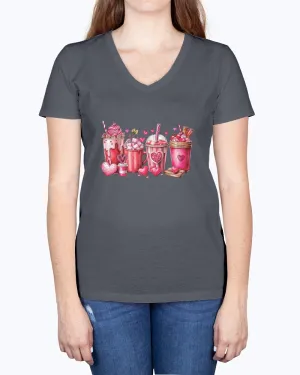 Coffee Lover - Ladies V-neck T-Shirt