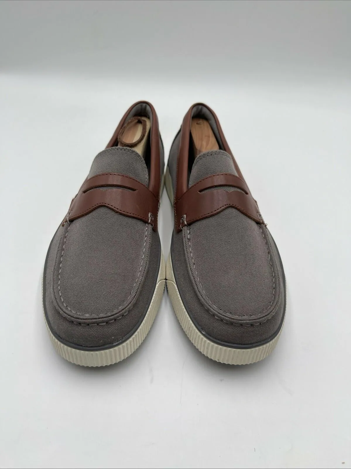 Cole Haan Men's Nantucket 2.0 Penny Shoes Grey Size 9M - Very Good
