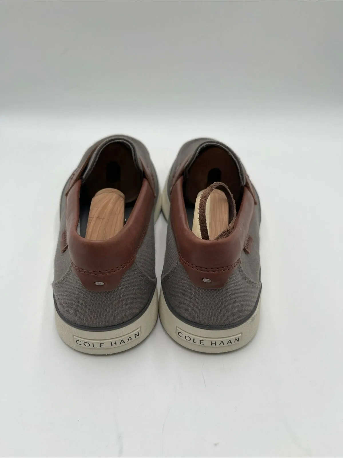 Cole Haan Men's Nantucket 2.0 Penny Shoes Grey Size 9M - Very Good