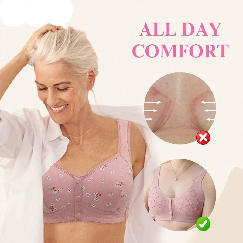 Comfortable & Convenient Front Button Bra