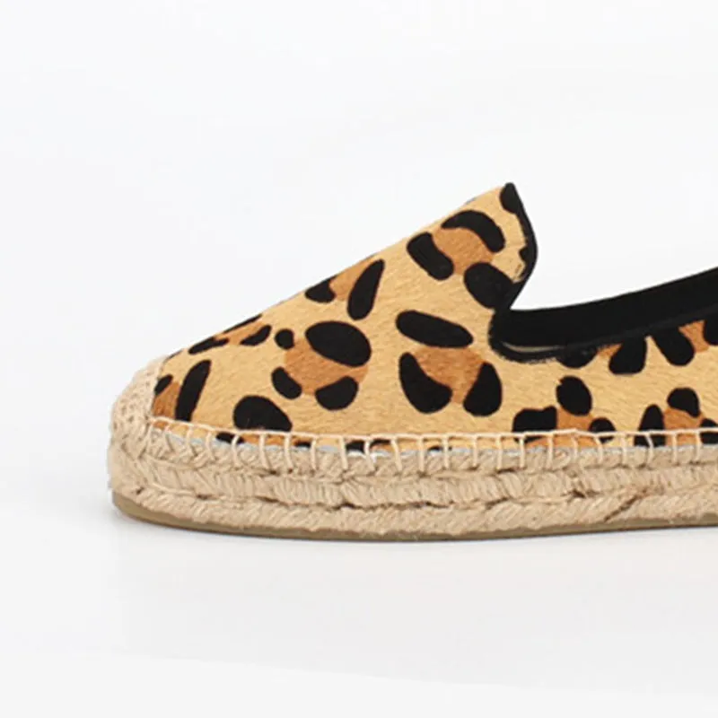 Comfortable leather low-top flat heel women's shoes