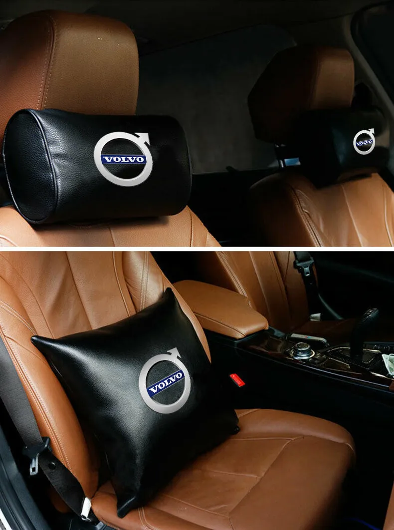 Custom Logo Neck Pillow, Car Seat Headrest Neck Rest Cushion for Driving Seat Auto Head Rest Neck Support